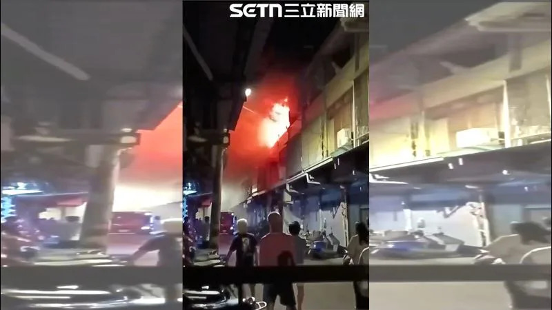 台中市大里區中興路一段巷內今天(15日)凌晨傳出奪命火災。(圖/翻攝畫面)